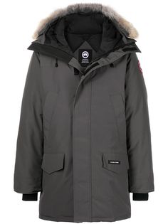 Canada Goose пуховик с капюшоном и мехом