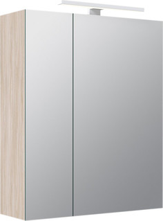 Зеркальный шкаф 50х60 см ясень шимо R IDDIS Mirro MIR5002i99