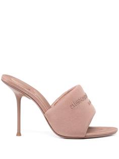 Alexander Wang мюли Sienna с вышитым логотипом
