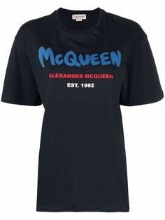 Alexander McQueen футболка с логотипом