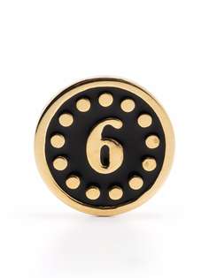 Maria Black брошь Pop Coin Lucky number-6