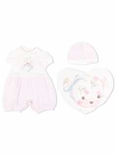 Monnalisa ромпер с принтом