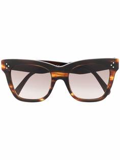 Celine Eyewear солнцезащитные очки в оправе кошачий глаз