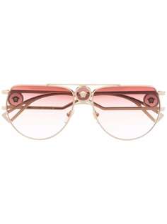 Versace Eyewear солнцезащитные очки-авиаторы Medusa