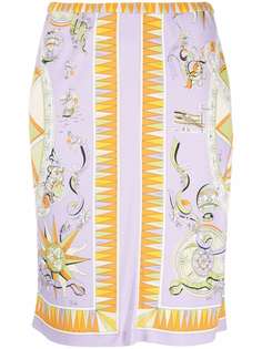 Emilio Pucci юбка с принтом Astrolabio