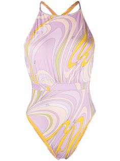 Emilio Pucci купальник с принтом Onde