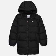 Мужской пуховик Tommy Jeans Essential Down Parka, цвет чёрный