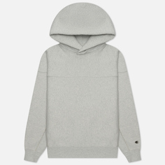 Женская толстовка Champion Reverse Weave Garment Dyed Hoodie Regular Fit, цвет серый