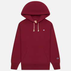 Женская толстовка Champion Reverse Weave C Logo Hoodie Regular Fit, цвет бордовый
