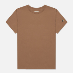 Женская футболка Champion Reverse Weave Organic Cotton Crew Neck Regular Fit, цвет коричневый