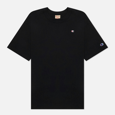 Женская футболка Champion Reverse Weave C Logo Maxi Boxy Fit, цвет чёрный