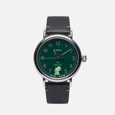 Наручные часы Timex x Peanuts Standard Leather, цвет чёрный