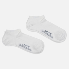 Комплект носков Levis 2-Pack Low Cut, цвет белый, размер 39-42 EU