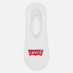 Комплект носков Levis 3-Pack Footie High Rise, цвет белый, размер 39-42 EU