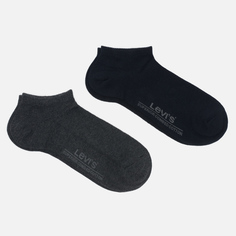 Комплект носков Levis 2-Pack Low Cut, цвет комбинированный, размер 43-46 EU