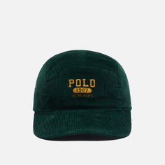 Кепка Polo Ralph Lauren Logo Stretch Corduroy, цвет зелёный