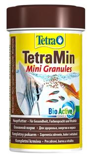 Корм Tetra Min Mini Granules для молоди и мелких рыб, в мини-гранулах, 100мл