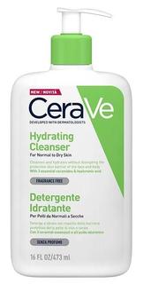 Увлажняющий и очищающий крем-гель CeraVe для нормальной и сухой кожи лица и тела, 473мл