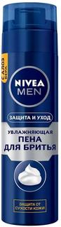 Пена для бритья Nivea Men &quot;Защита и уход&quot; увлажняющая, 200мл