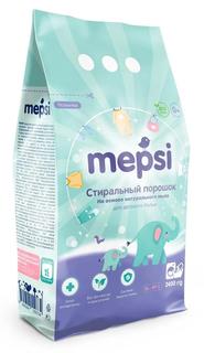 Стиральный порошок Mepsi на основе натурального мыла, для детского белья, 2,4кг