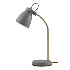 Настольные лампы для рабочего стола лампа настольная ARTSTYLE E27 60 Вт металл серый