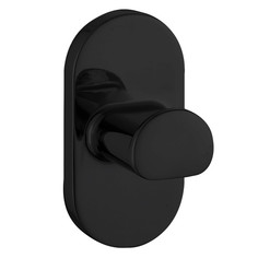 Крючки и планки для ванной комнаты крючок VITARTA Selena одинарный цинк/хром черный