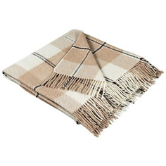 Пледы плед ESTIA 140х200см шерсть 90% коричневый, арт.1015.00093