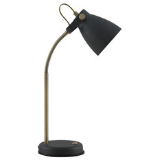 Настольные лампы для рабочего стола лампа настольная ARTSTYLE E27 60Вт металл черный