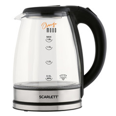Чайники чайник SCARLETT SC-EK27G36 1800Вт 1,8л стекло
