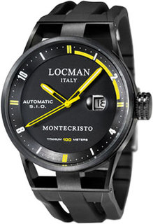 fashion наручные мужские часы Locman 0511BKBKFYL0GOK. Коллекция MONTECRISTO