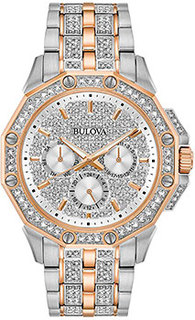 Японские наручные мужские часы Bulova 98C133. Коллекция Octava