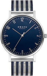 fashion наручные мужские часы Obaku V248GXCLMK. Коллекция Mesh