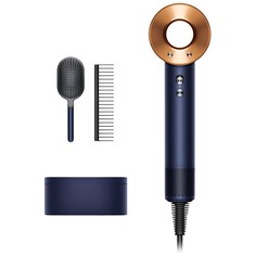 Фен Dyson HD07 Supersonic синий с набором расчесок