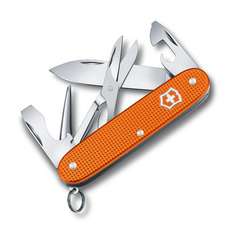 Складной нож Victorinox Pioneer X, функций: 9, 93мм, оранжевый , коробка подарочная [0.8231.l21]