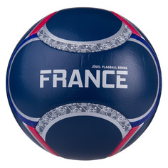 Мяч футбольный JOGEL Flagball France, для газона, 5-й размер, cиний/красный [ут-00016951]