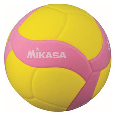 Мяч волейбольный MIKASA VS170W-Y-P, для зала, 5-й размер, желтый/розовый