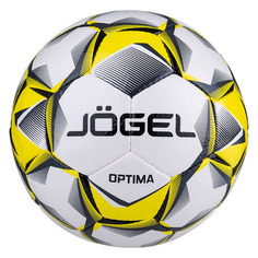 Мяч футбольный JOGEL Optima, для твердых покрытий, 4-й размер, белый/черный [ут-00017613]