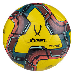 Мяч футбольный JOGEL Inspire, для твердых покрытий, 4-й размер, желтый/черный [ут-00018634]