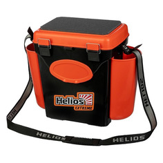 Ящик рыболовный HELIOS FishBox 10, оранжевый/черный