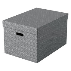 Короб для хранения Esselte L, 355x305x510, картон, серый , 3шт [628287]