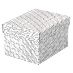 Короб для хранения Esselte S, 200x150x255, картон, белый , 3шт [628280]