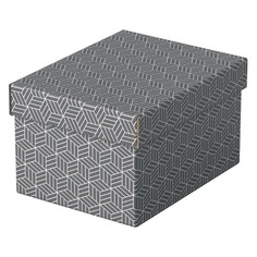 Короб для хранения Esselte S, 200x150x255, картон, серый , 3шт [628281]