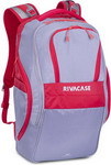 Рюкзак Rivacase для ноутбука 17.3 30л красно-серый 5265 grey/red