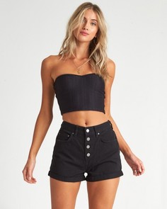 Джинсовые шорты Billabong Button Front High Tide