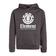 Толстовка кенгуру детская Element Vertical Hood Charcoal Heathe