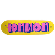 Дека для скейтборда Для Скейтборда Юнион Team1 Yellow Pink 31.5 X 8.0 (20.3 См)