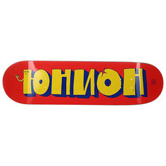 Дека для скейтборда для скейтборда Юнион Team1 Red Yellow 8.5 x 32.5 (21.6 см)