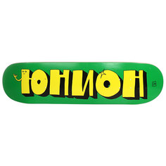 Дека для скейтборда для скейтборда Юнион Team1 Green Yellow 32.125 x 8.3 (21.1 см)