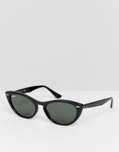 Солнцезащитные очки "кошачий глаз" Ray-Ban 0RB4314N-Черный