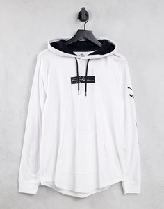 Худи белого цвета Hollister-Белый